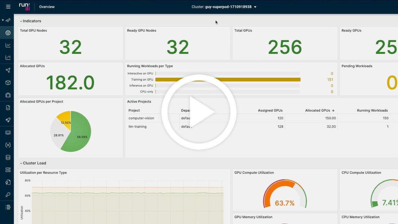 Build scalable AI factories for research and production AI with NVIDIA Run:ai