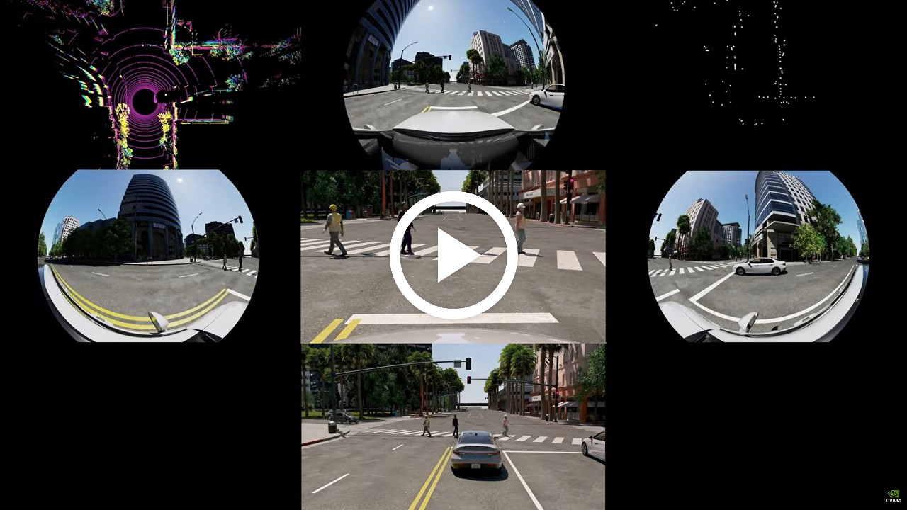 Autonomous Vehicle Sensor Simulation, Powered by NVIDIA Omniverse