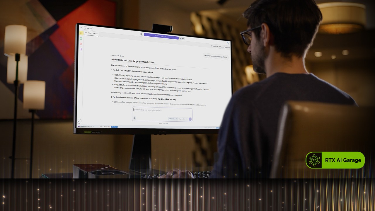 RTX AI Garage: How to Get Started With Large Language Models on NVIDIA RTX PCs