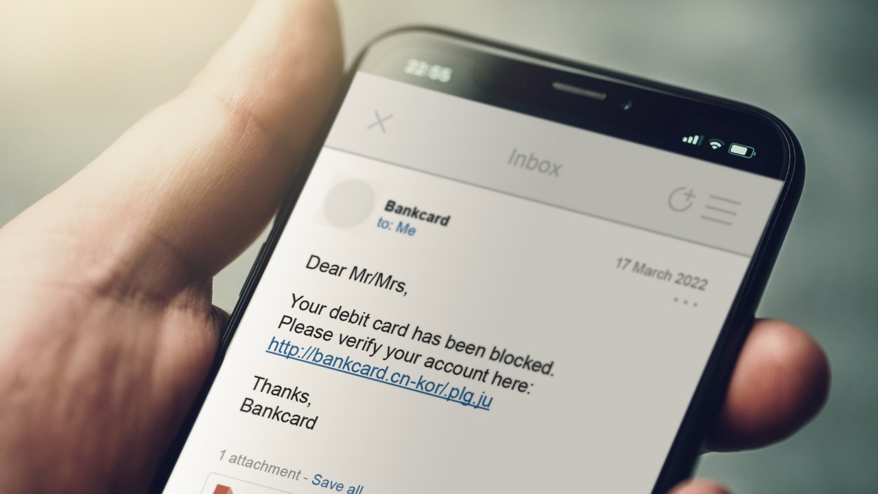 Phishing email detected with Morpheus