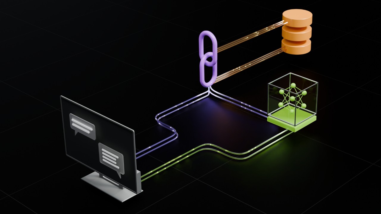Image depicting a RAG pipeline connecting enterprise AI applications to the enterprise’s own data using NVIDIA NIM microservices.
