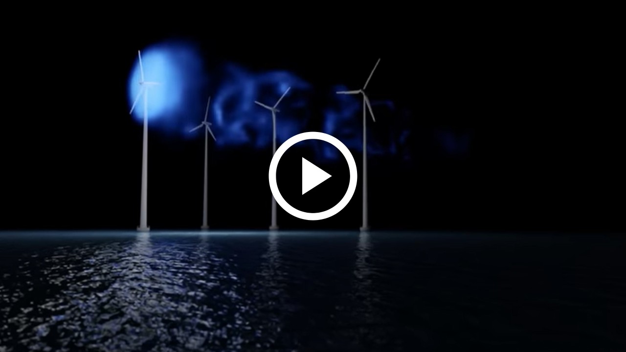Wind turbines renewable energy video thumbnail 