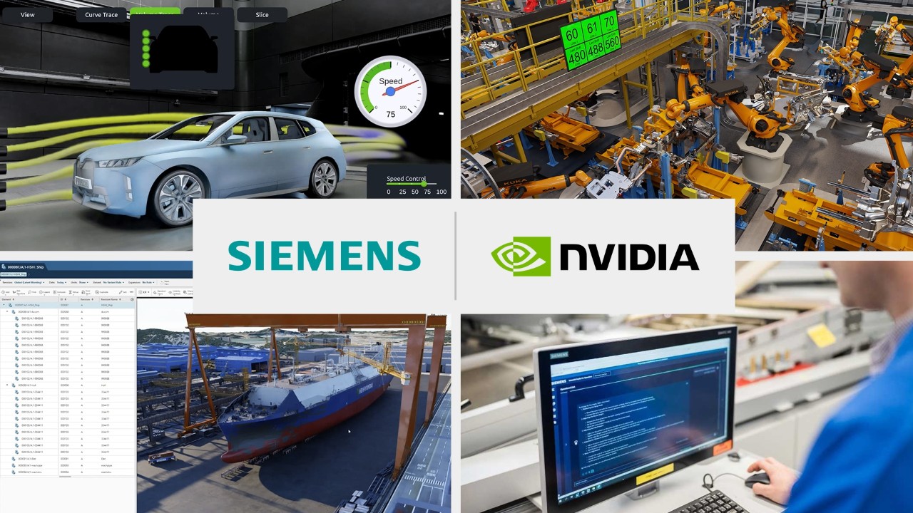 Siemens and NVIDIA Expand Partnership to Accelerate Manufacturing