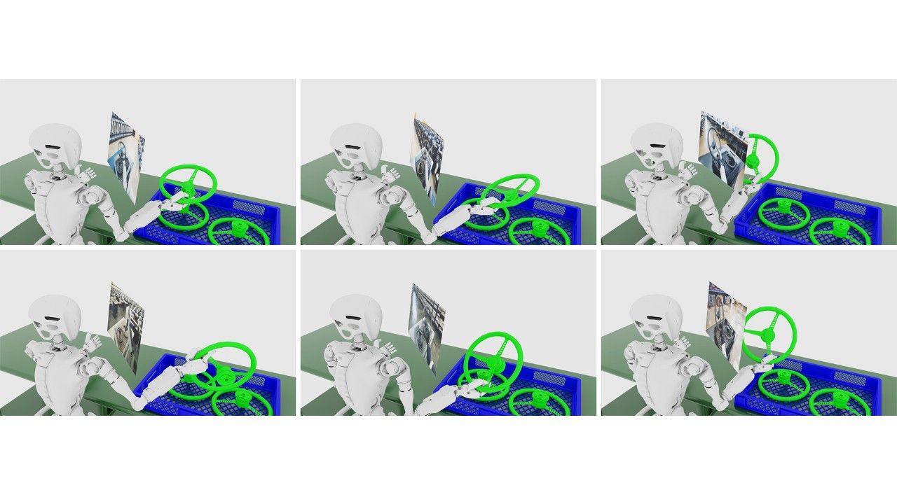 Train robot policies in simulation