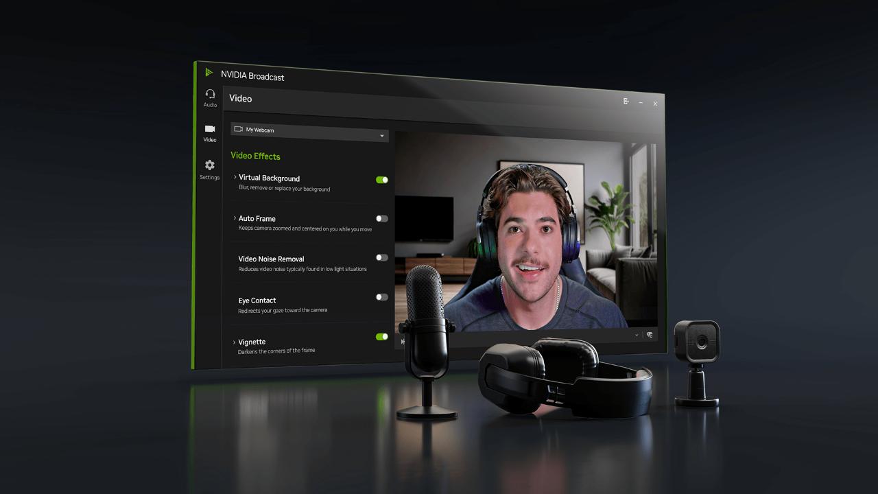 NVIDIA Broadcast App for Home Studios & Offices